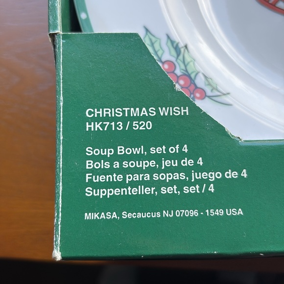 Vintage MIKASA set of 4 soup bowls - Picture 3 of 7